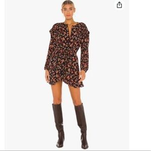 NWT Free People Flower Fields Mini Dress retro western Preppy boho inspired